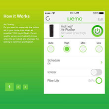 Load image into Gallery viewer, Holmes True HEPA Smart WEMO Enabled Air Purifier