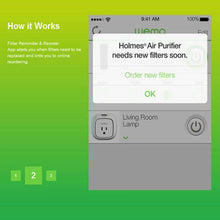 Load image into Gallery viewer, Holmes True HEPA Smart WEMO Enabled Air Purifier